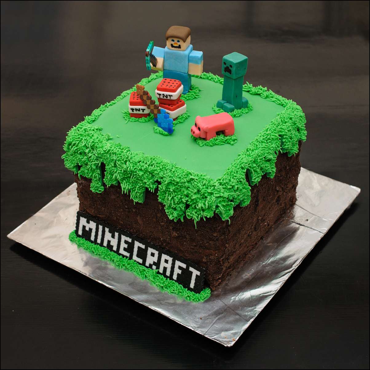 Minecraft Birthday Cake | Baked by Nataleen