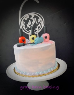 Manicure birthday cake0002